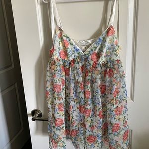 Victoria’s Secret Red Heart Label Floral BabyDoll